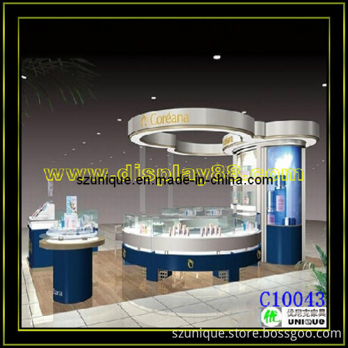 Cosmetic Display Kiosk/Showcase for Cosmetic Display